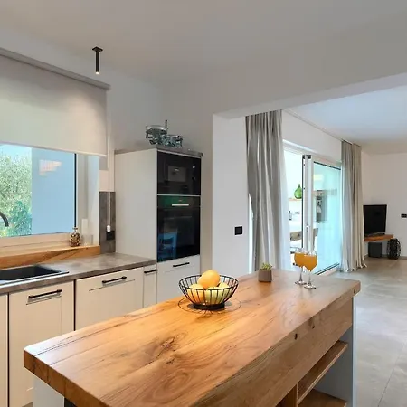 Villa Modern Grgo With Pool And Jacuzzi In Tinjan